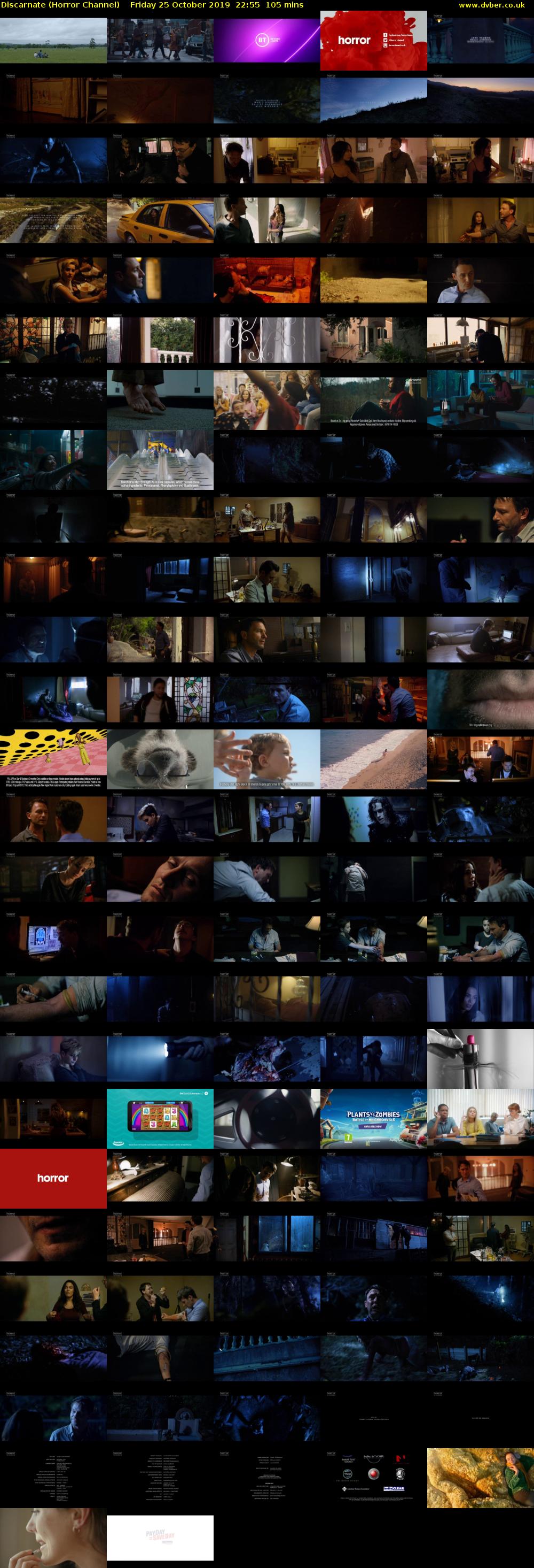 Discarnate (Horror Channel) Friday 25 October 2019 22:55 - 00:40