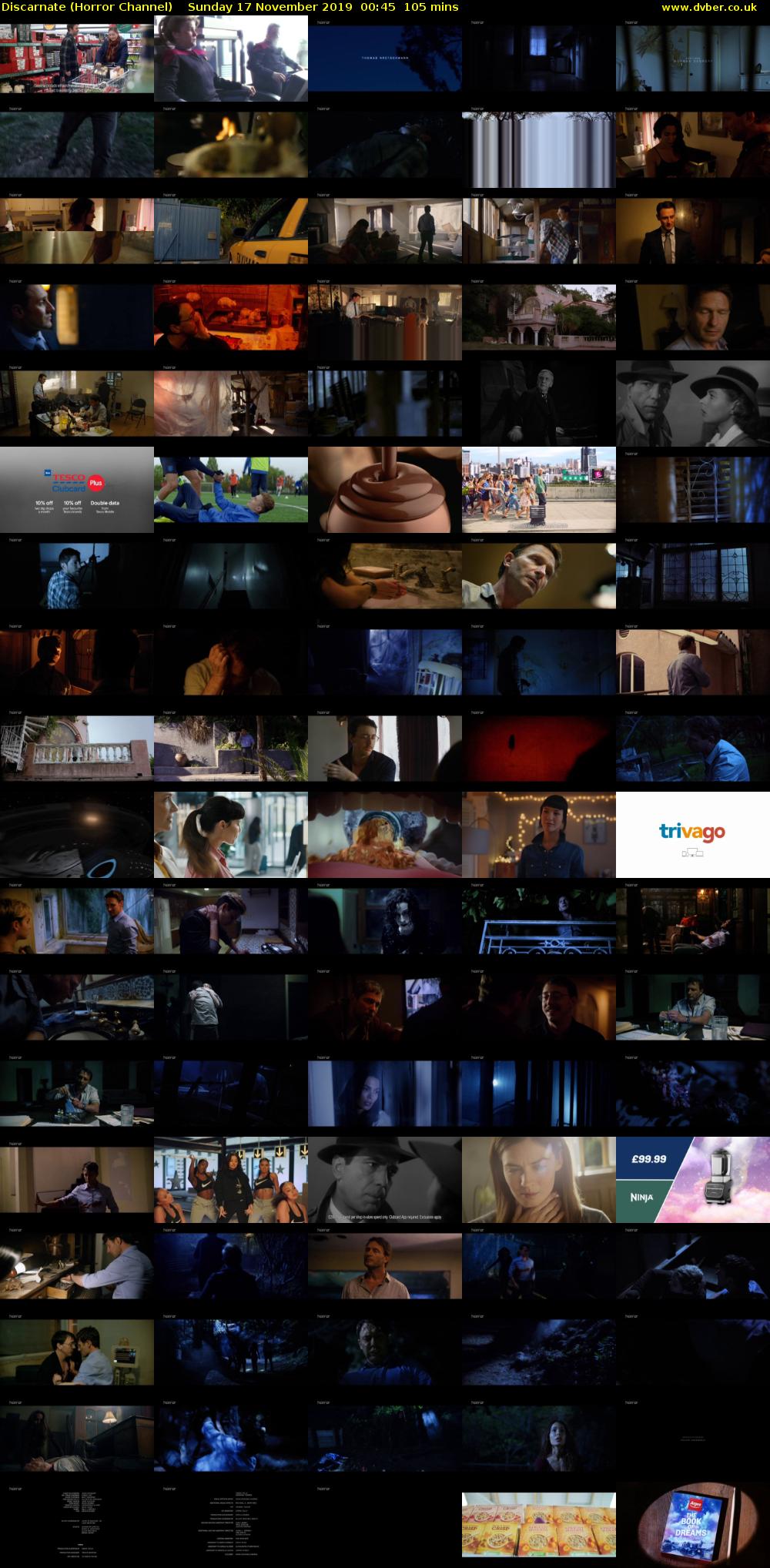 Discarnate (Horror Channel) Sunday 17 November 2019 00:45 - 02:30