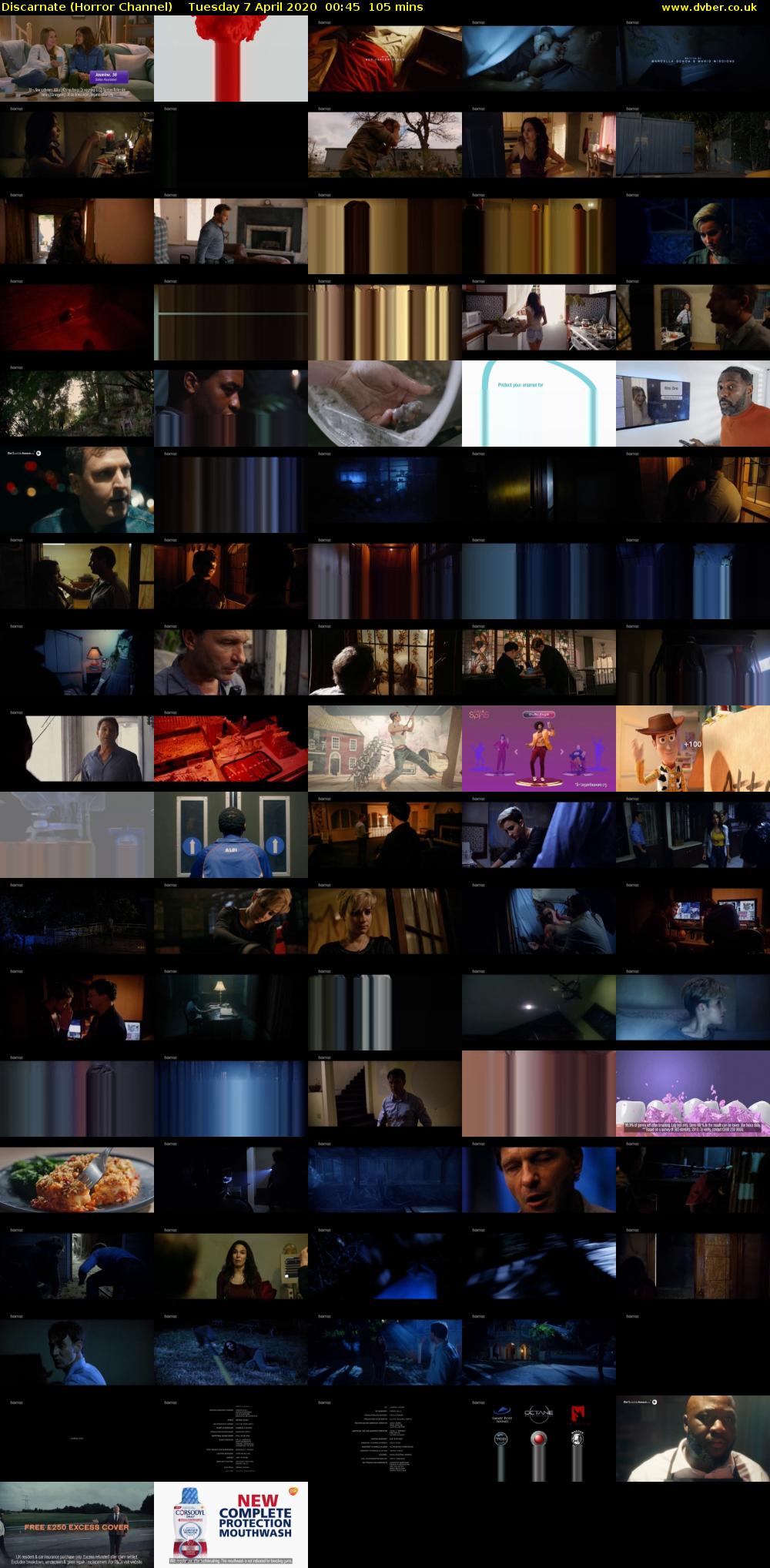 Discarnate (Horror Channel) Tuesday 7 April 2020 00:45 - 02:30
