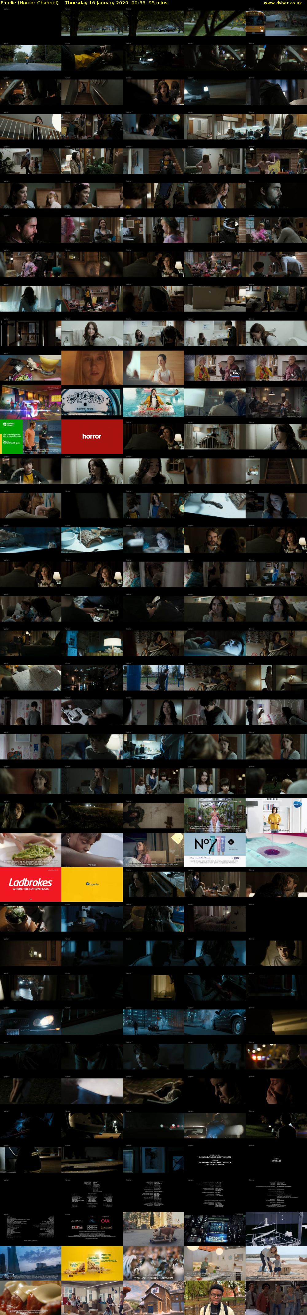 Emelie (Horror Channel) Thursday 16 January 2020 00:55 - 02:30
