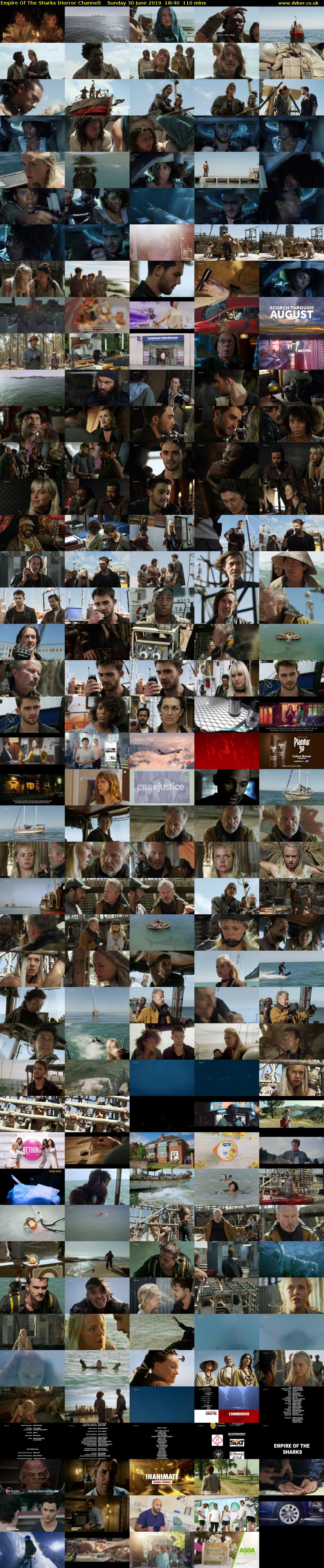 Empire Of The Sharks (Horror Channel) Sunday 30 June 2019 18:40 - 20:30