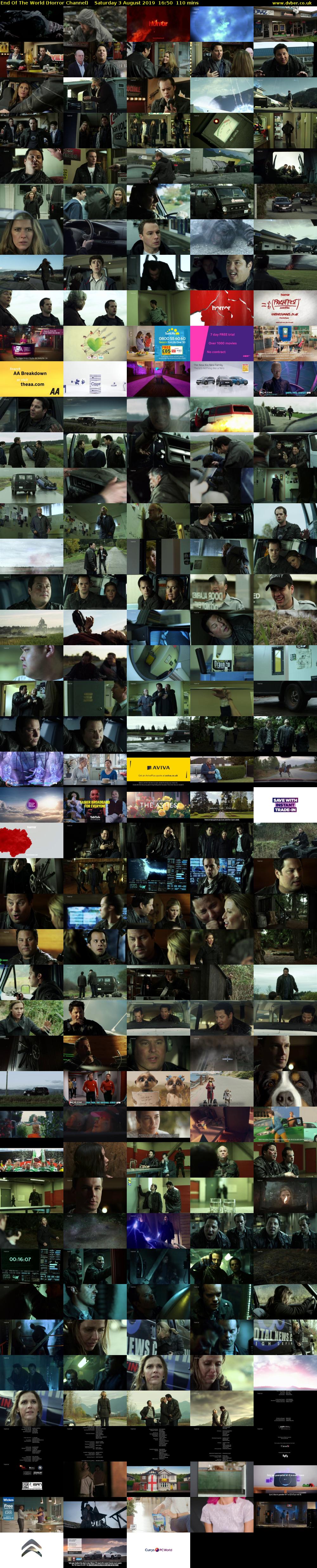 End Of The World (Horror Channel) Saturday 3 August 2019 16:50 - 18:40