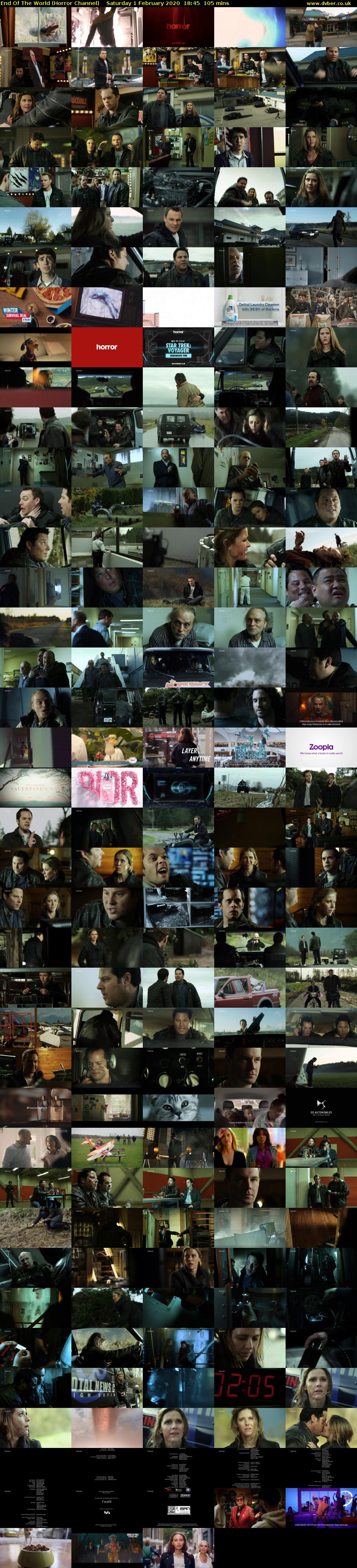 End Of The World (Horror Channel) Saturday 1 February 2020 18:45 - 20:30
