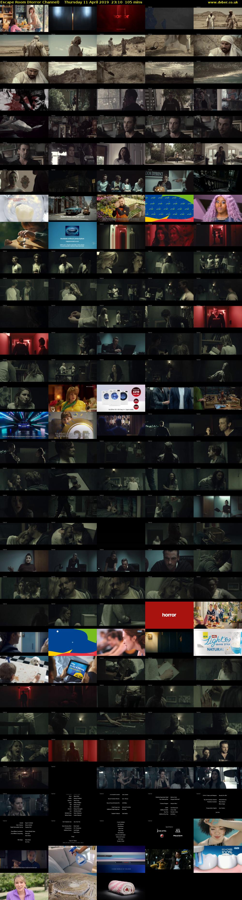 Escape Room (Horror Channel) Thursday 11 April 2019 23:10 - 00:55