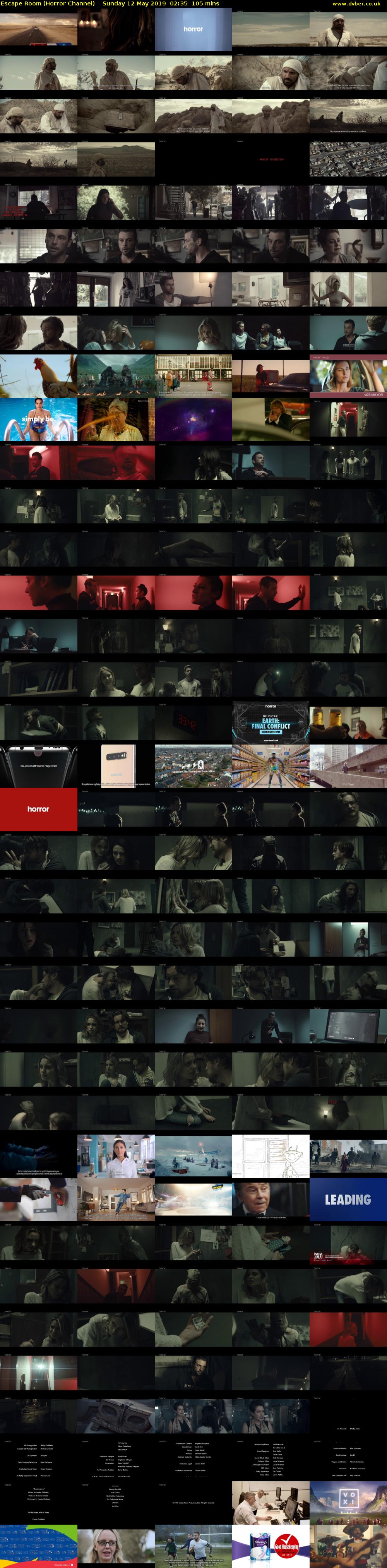 Escape Room (Horror Channel) Sunday 12 May 2019 02:35 - 04:20