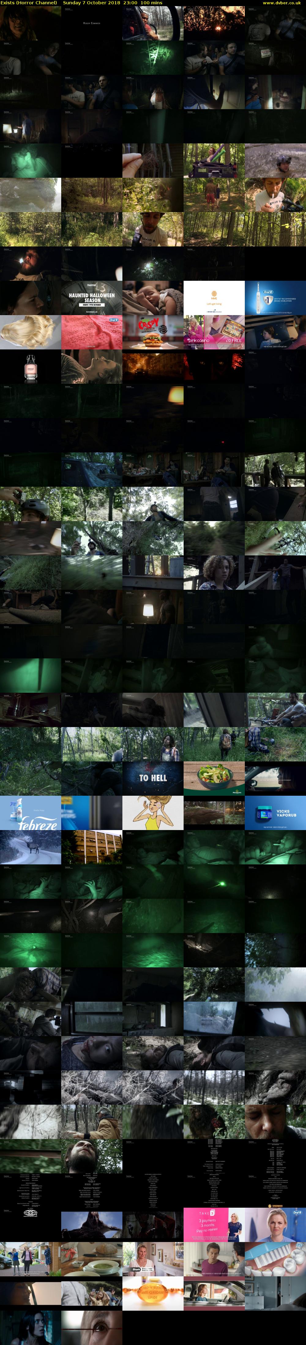 Exists (Horror Channel) Sunday 7 October 2018 23:00 - 00:40