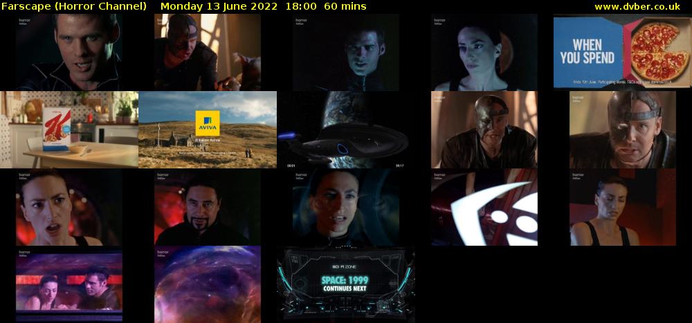 Farscape (Horror Channel) Monday 13 June 2022 18:00 - 19:00