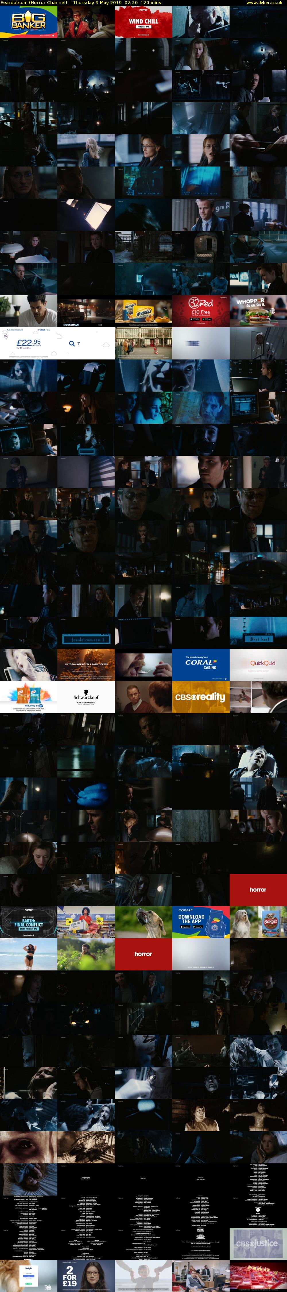 Feardotcom (Horror Channel) Thursday 9 May 2019 02:20 - 04:20
