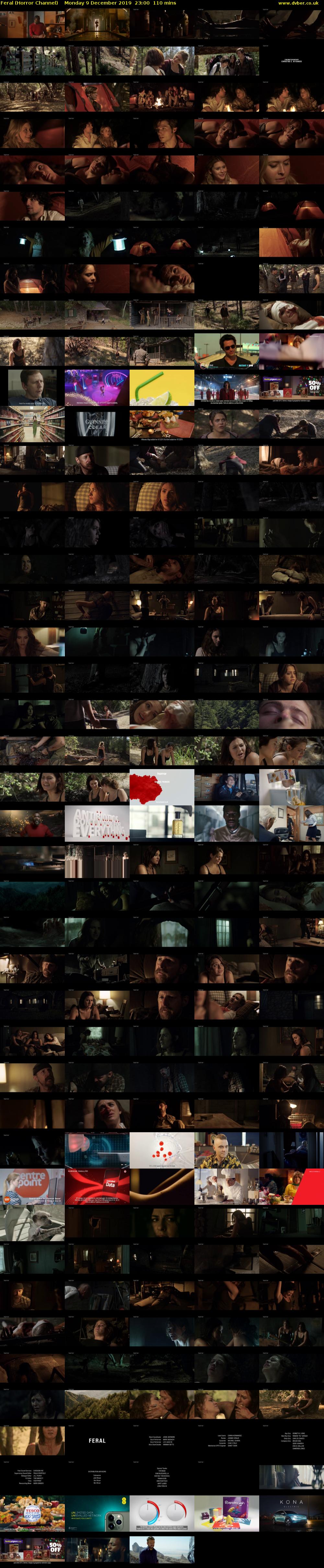 Feral (Horror Channel) Monday 9 December 2019 23:00 - 00:50