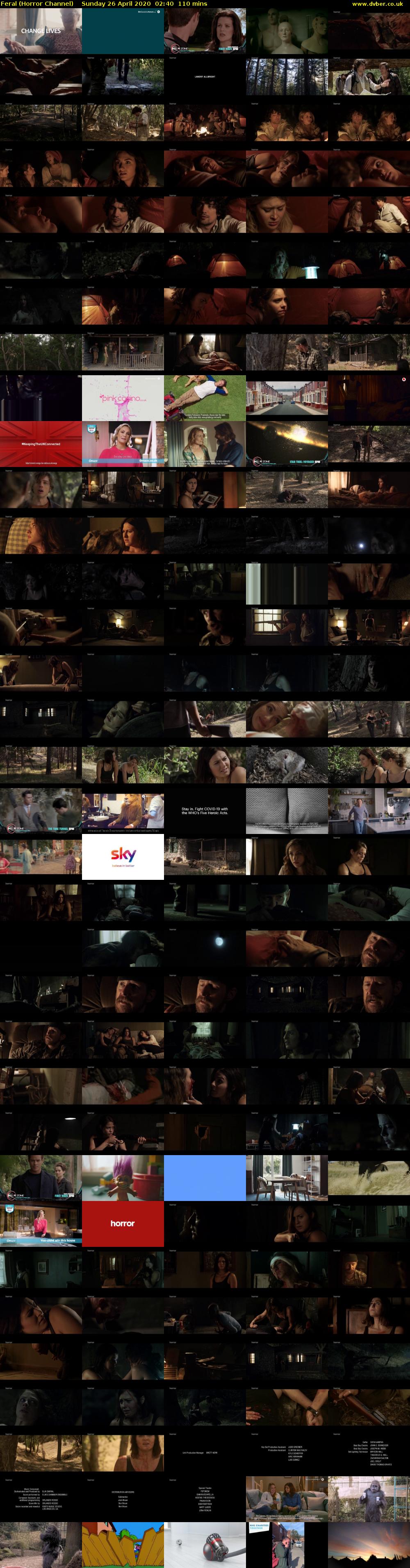 Feral (Horror Channel) Sunday 26 April 2020 02:40 - 04:30