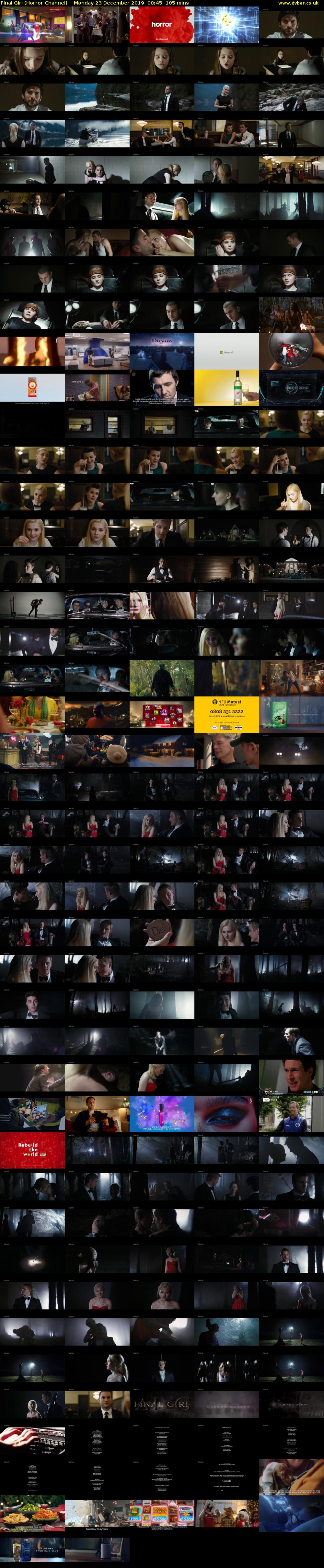 Final Girl (Horror Channel) Monday 23 December 2019 00:45 - 02:30