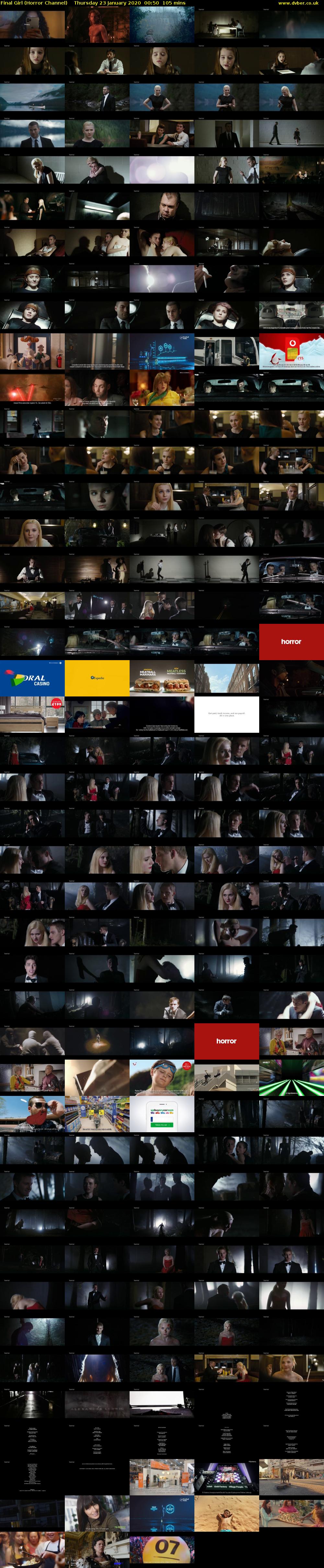 Final Girl (Horror Channel) Thursday 23 January 2020 00:50 - 02:35