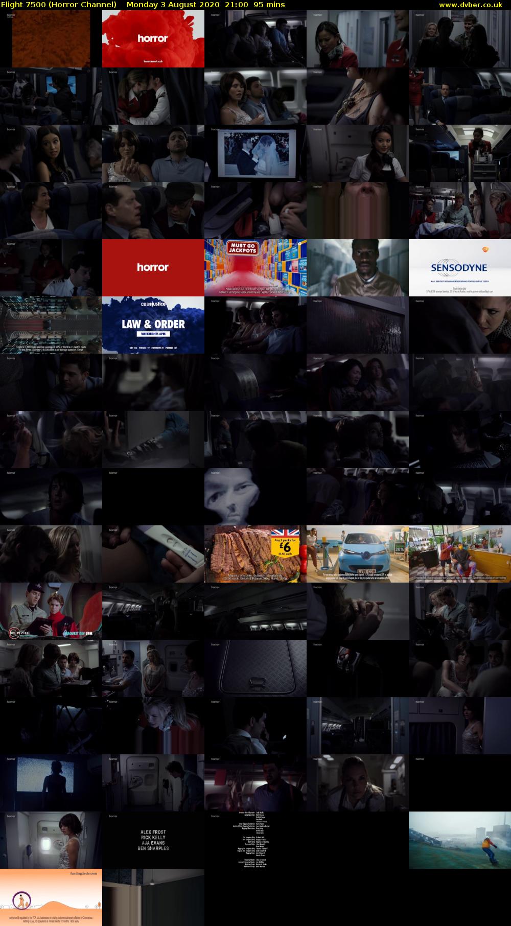 Flight 7500 (Horror Channel) Monday 3 August 2020 21:00 - 22:35