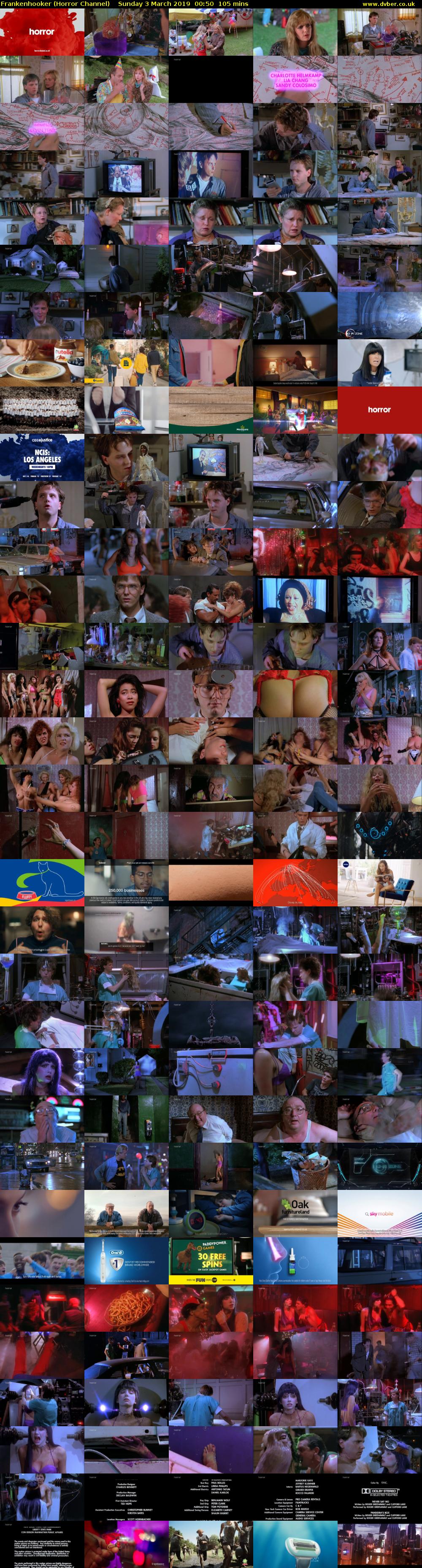 Frankenhooker (Horror Channel) Sunday 3 March 2019 00:50 - 02:35
