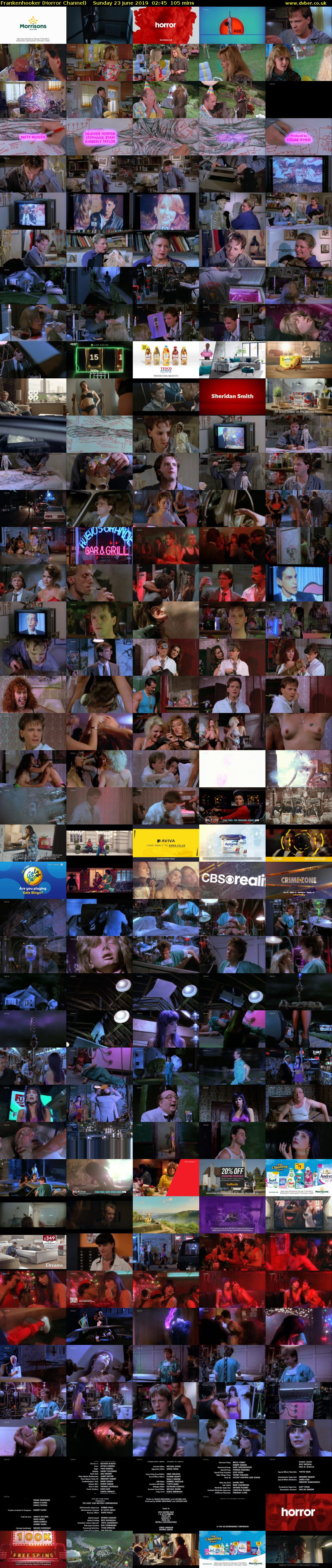 Frankenhooker (Horror Channel) Sunday 23 June 2019 02:45 - 04:30