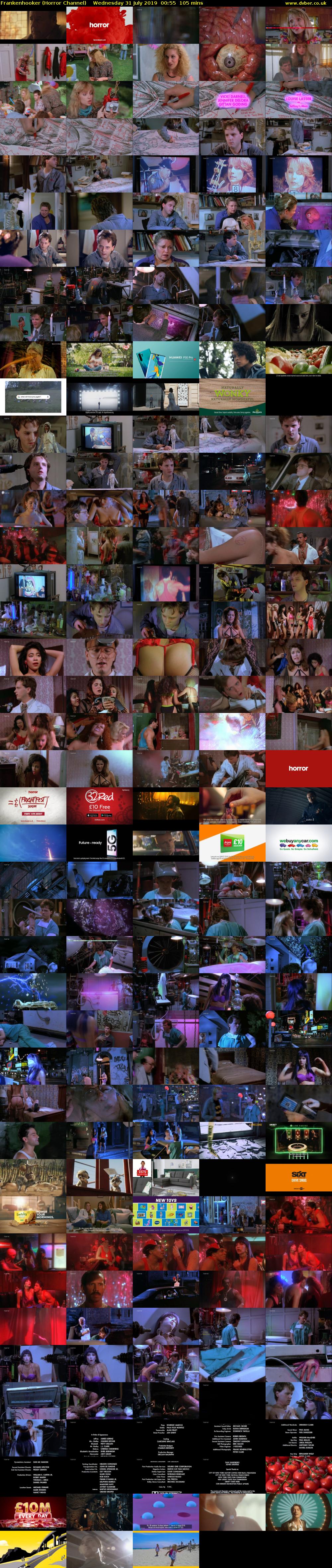Frankenhooker (Horror Channel) Wednesday 31 July 2019 00:55 - 02:40