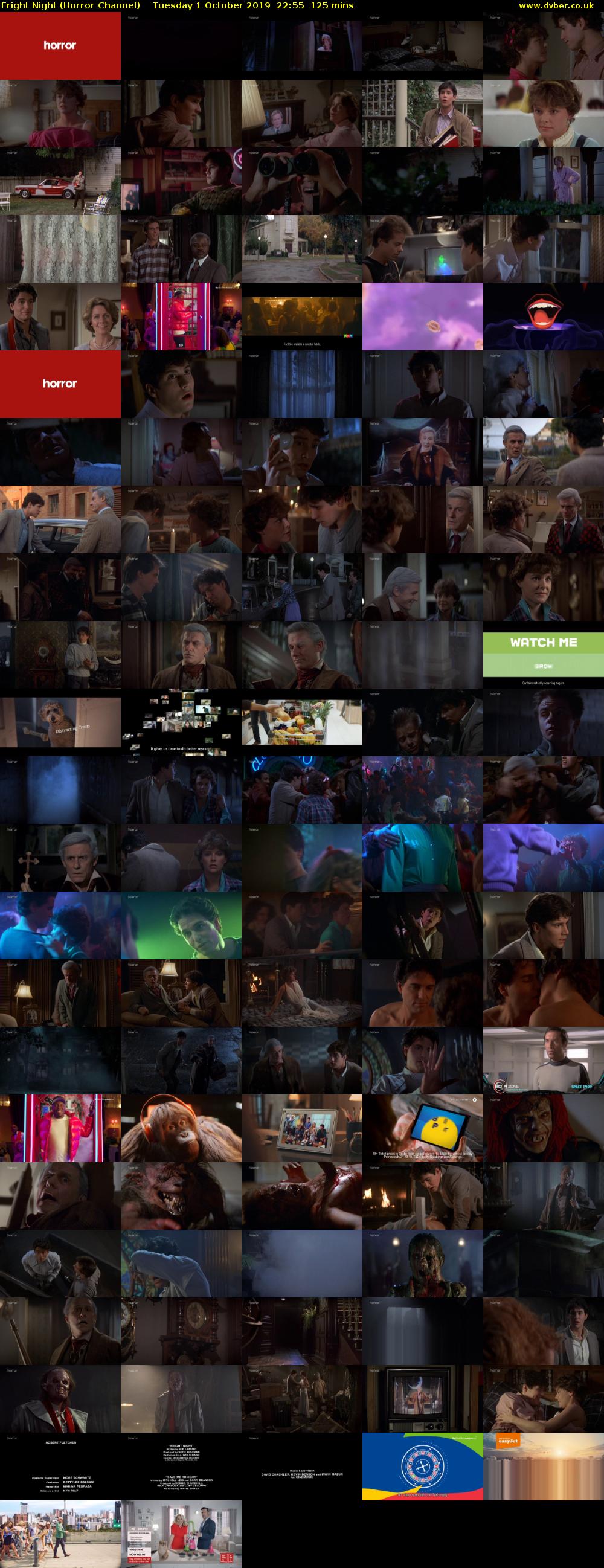 Fright Night (Horror Channel) Tuesday 1 October 2019 22:55 - 01:00