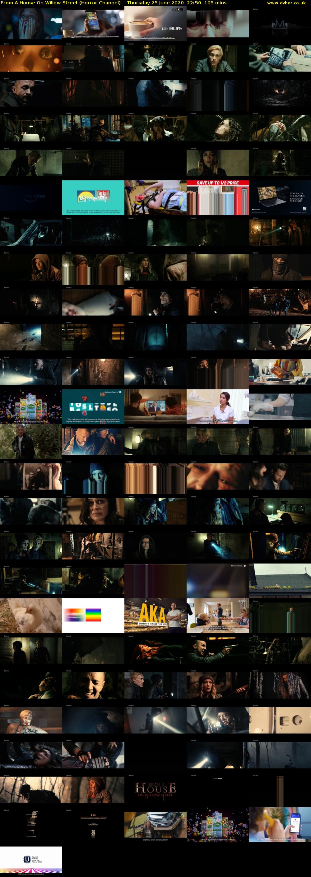 From A House On Willow Street (Horror Channel) Thursday 25 June 2020 22:50 - 00:35
