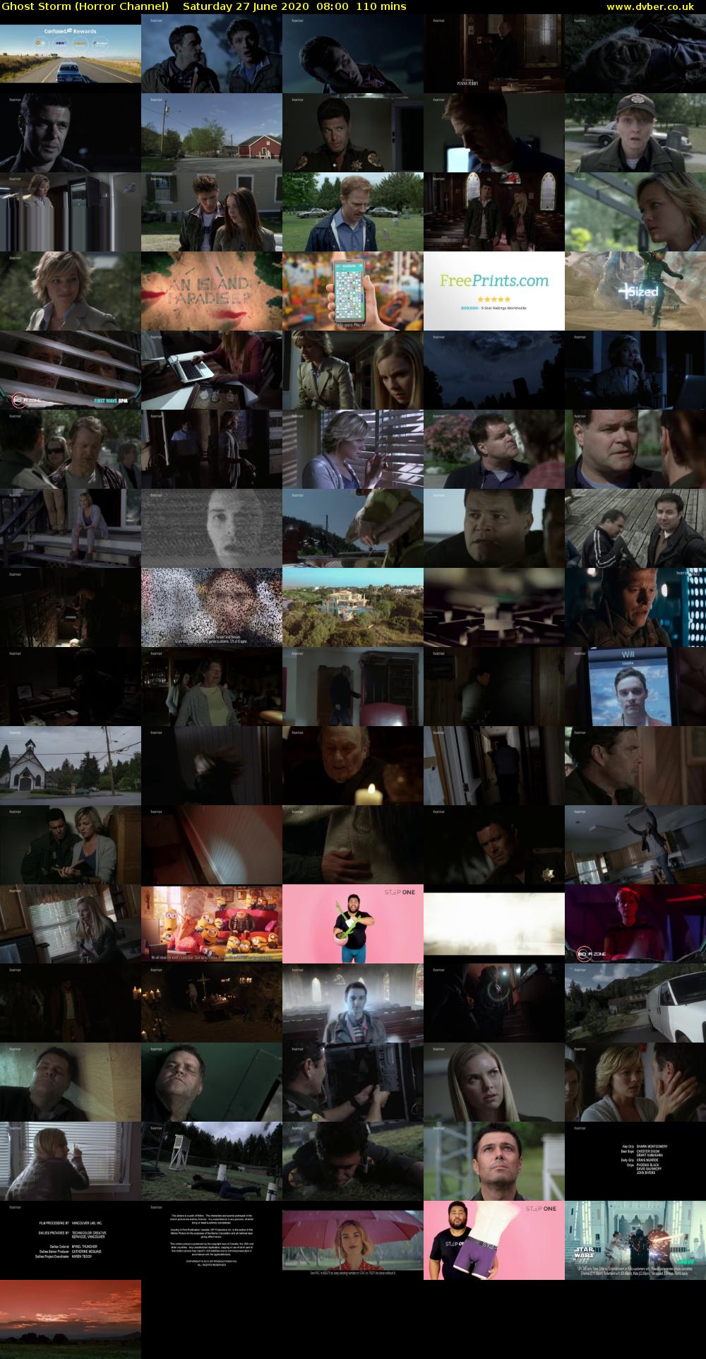 Ghost Storm (Horror Channel) Saturday 27 June 2020 08:00 - 09:50