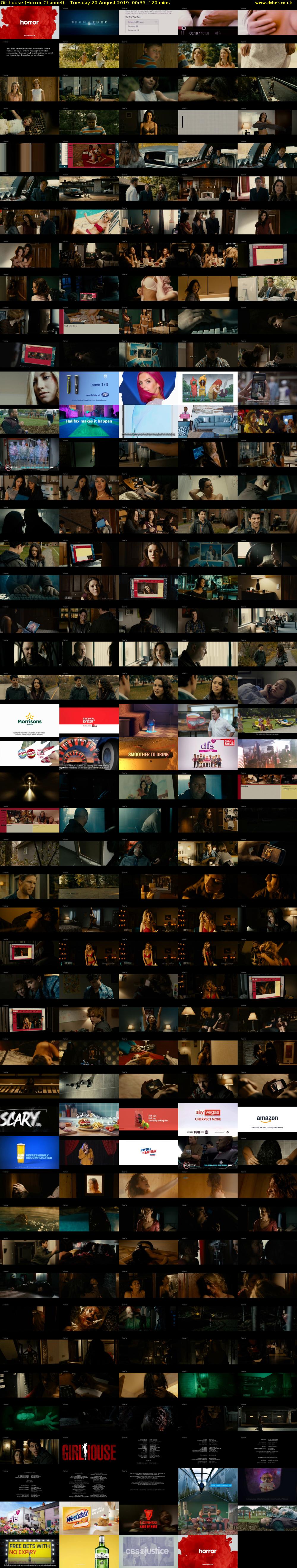Girlhouse (Horror Channel) Tuesday 20 August 2019 00:35 - 02:35