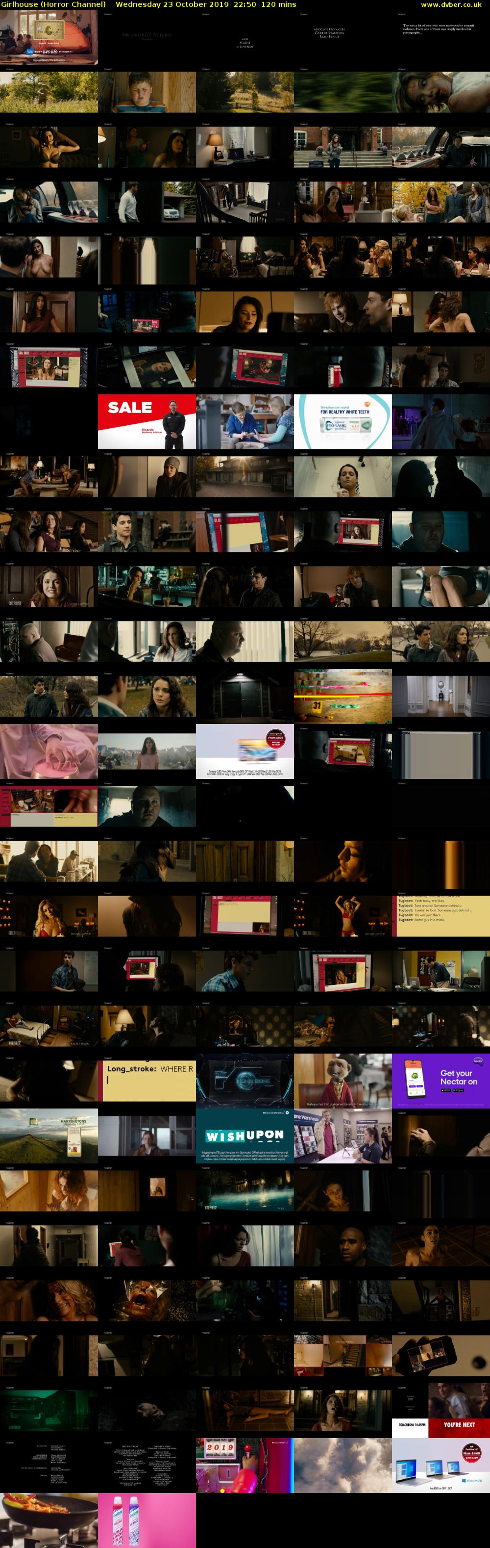 Girlhouse (Horror Channel) Wednesday 23 October 2019 22:50 - 00:50