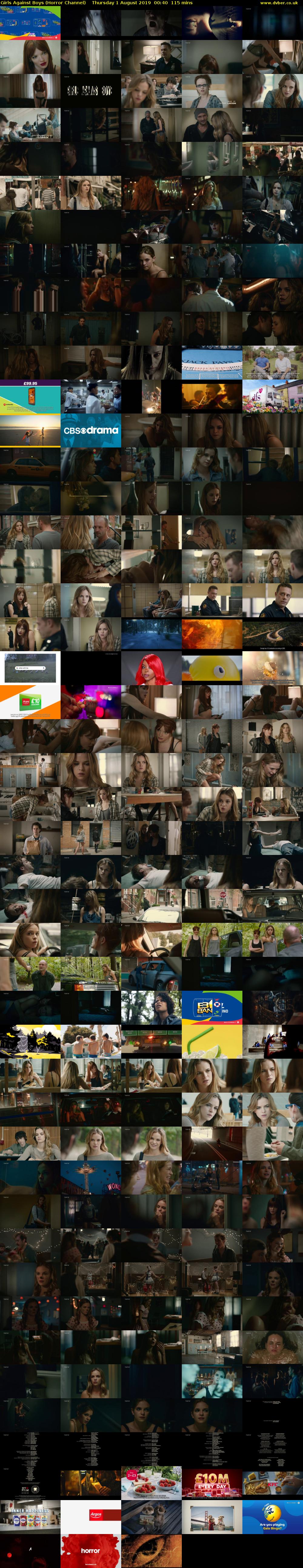 Girls Against Boys (Horror Channel) Thursday 1 August 2019 00:40 - 02:35