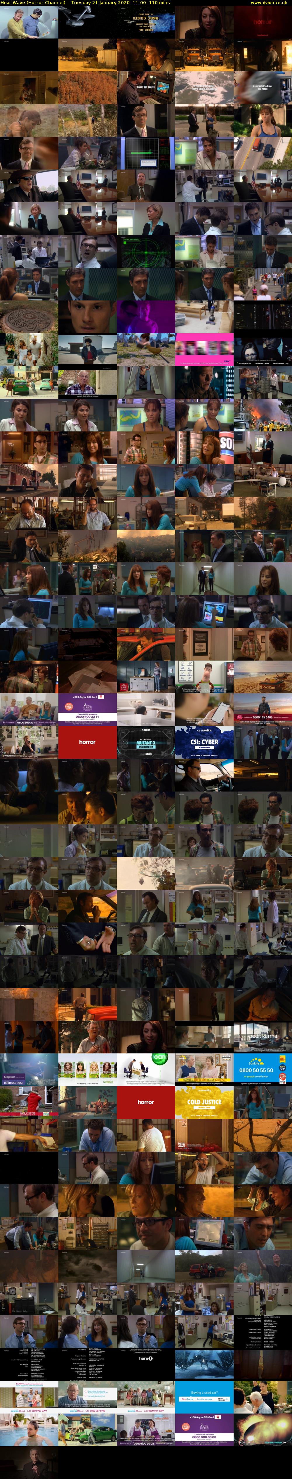 Heat Wave (Horror Channel) Tuesday 21 January 2020 11:00 - 12:50