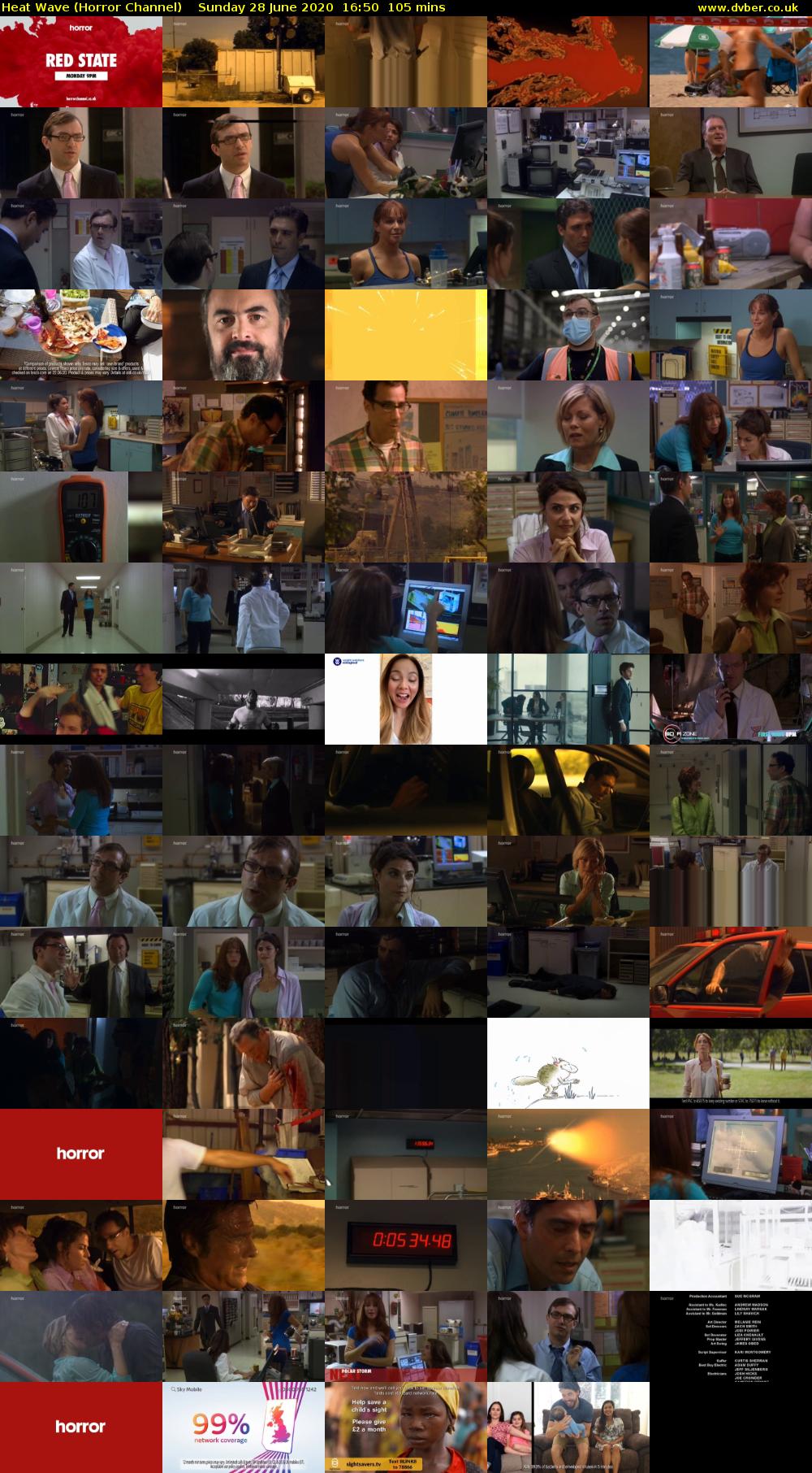 Heat Wave (Horror Channel) Sunday 28 June 2020 16:50 - 18:35