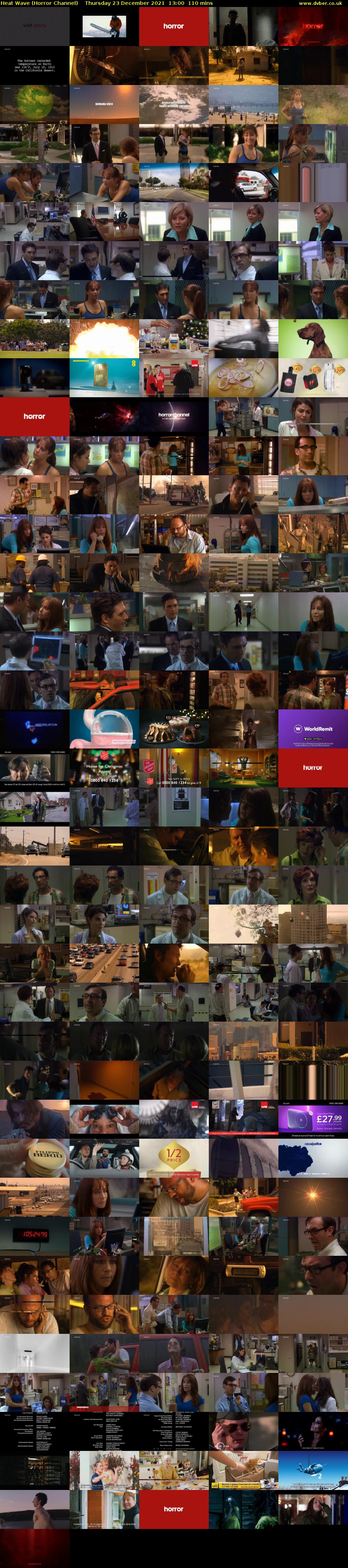 Heat Wave (Horror Channel) Thursday 23 December 2021 13:00 - 14:50