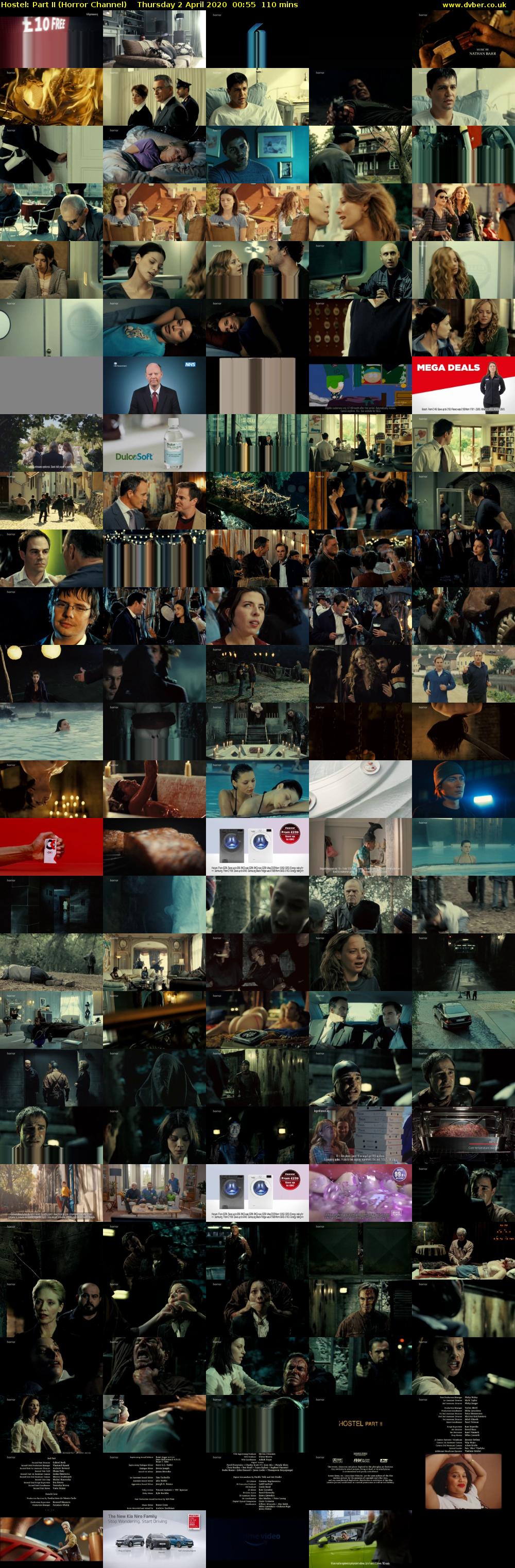 Hostel: Part II (Horror Channel) Thursday 2 April 2020 00:55 - 02:45