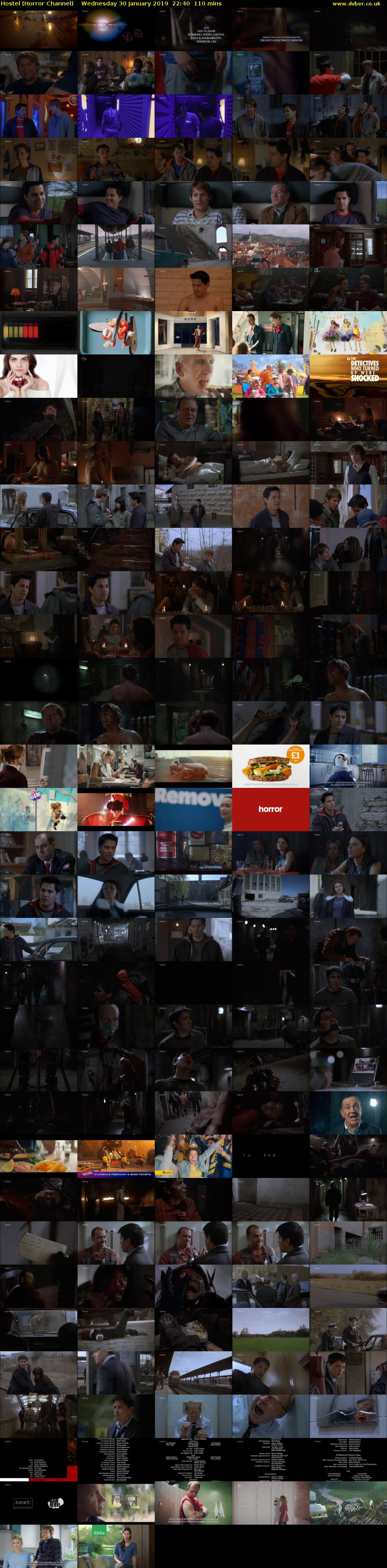 Hostel (Horror Channel) Wednesday 30 January 2019 22:40 - 00:30