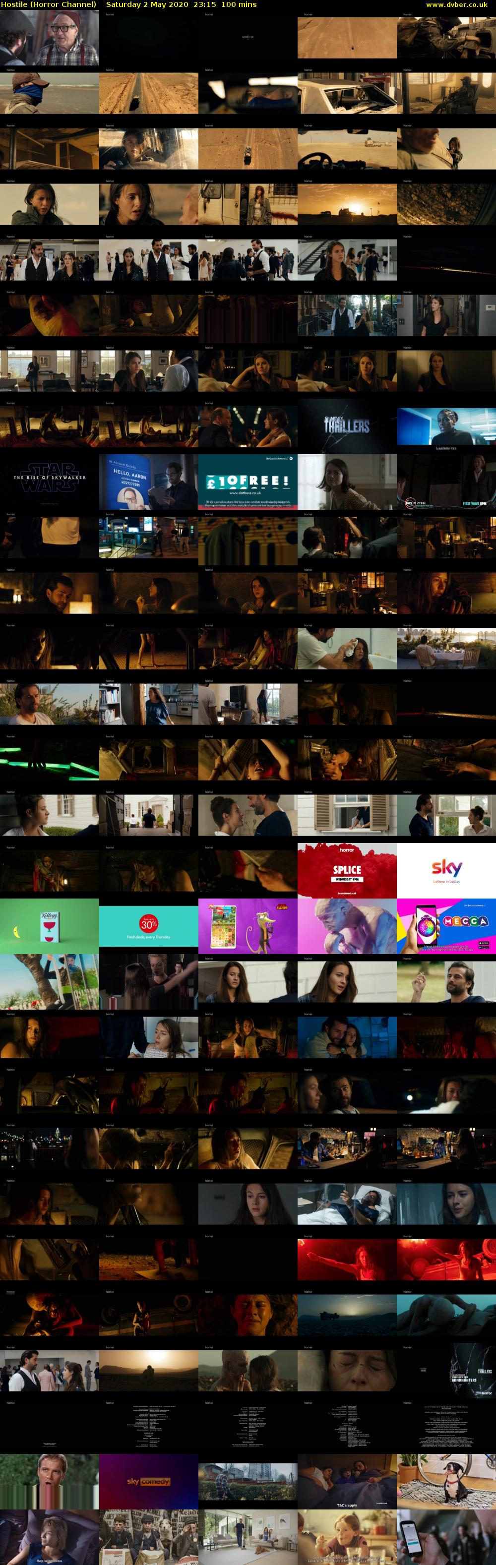 Hostile (Horror Channel) Saturday 2 May 2020 23:15 - 00:55