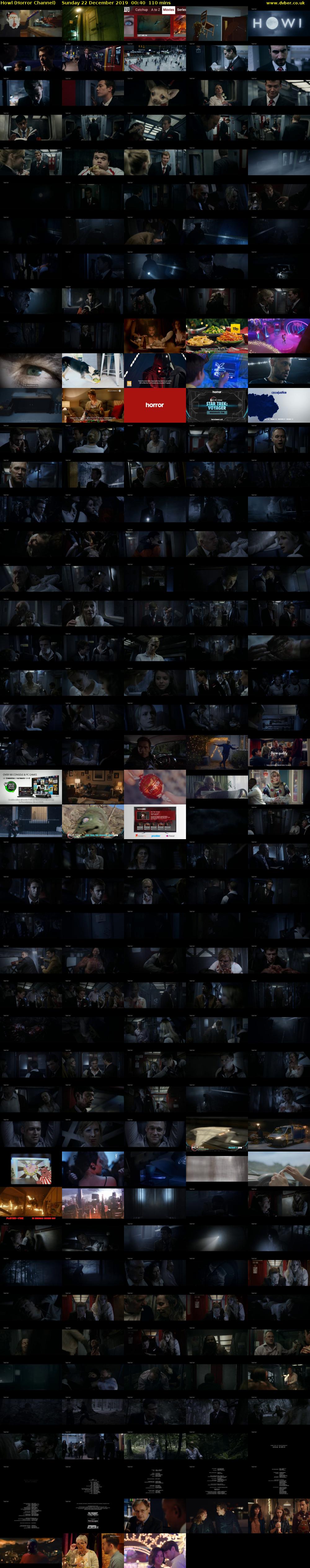 Howl (Horror Channel) Sunday 22 December 2019 00:40 - 02:30