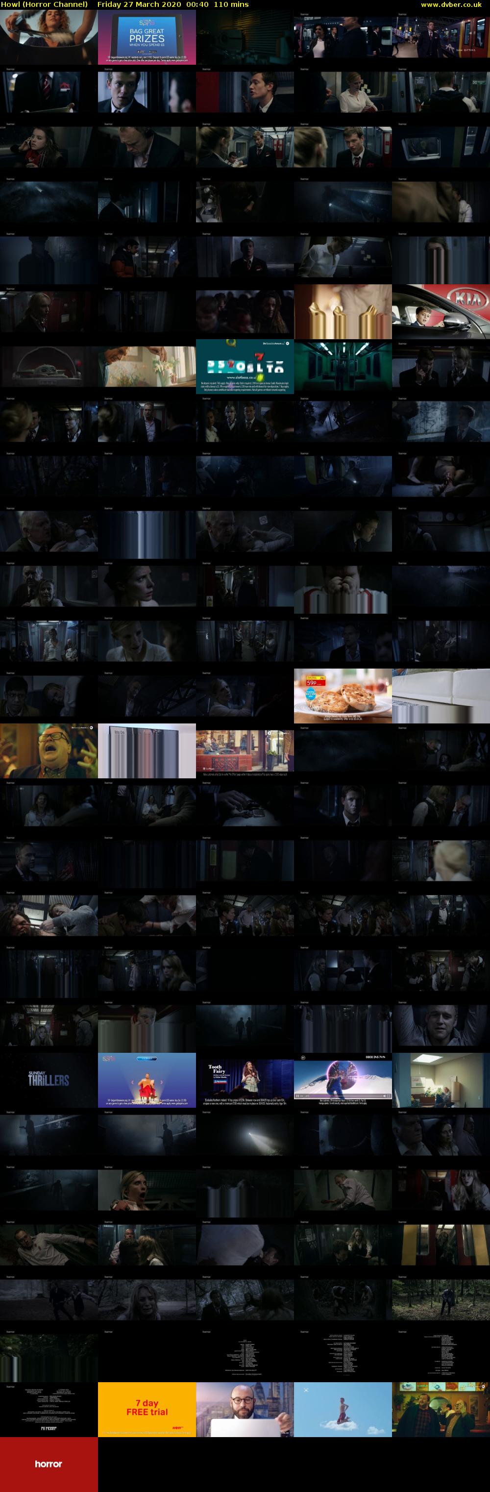 Howl (Horror Channel) Friday 27 March 2020 00:40 - 02:30