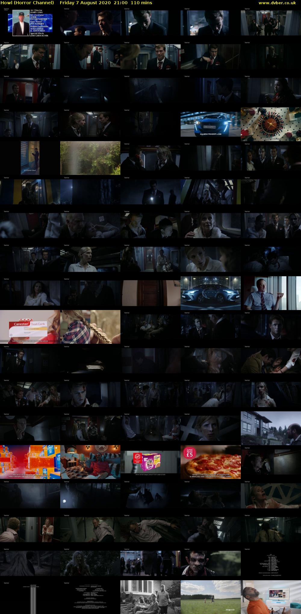 Howl (Horror Channel) Friday 7 August 2020 21:00 - 22:50