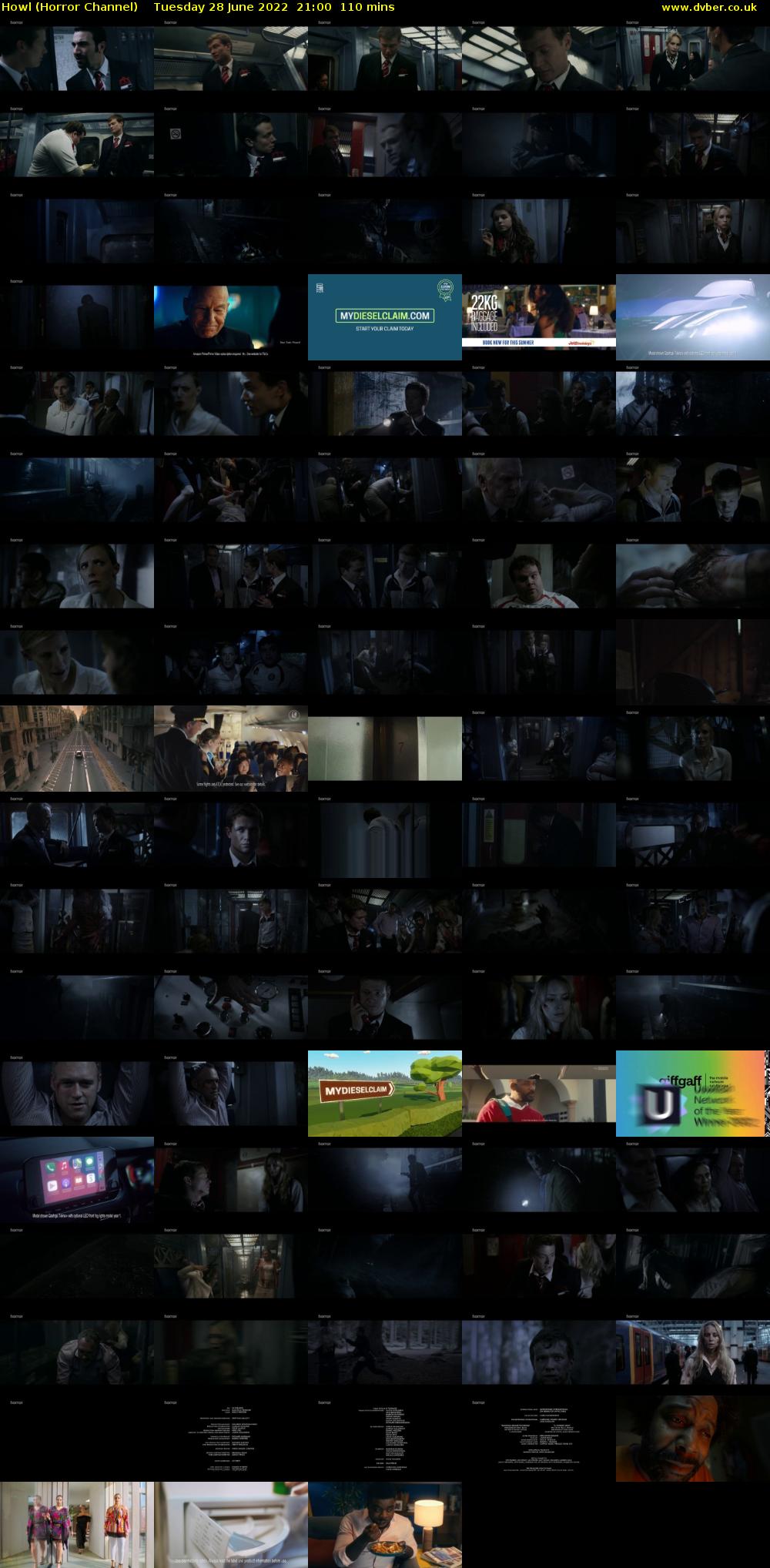 Howl (Horror Channel) Tuesday 28 June 2022 21:00 - 22:50