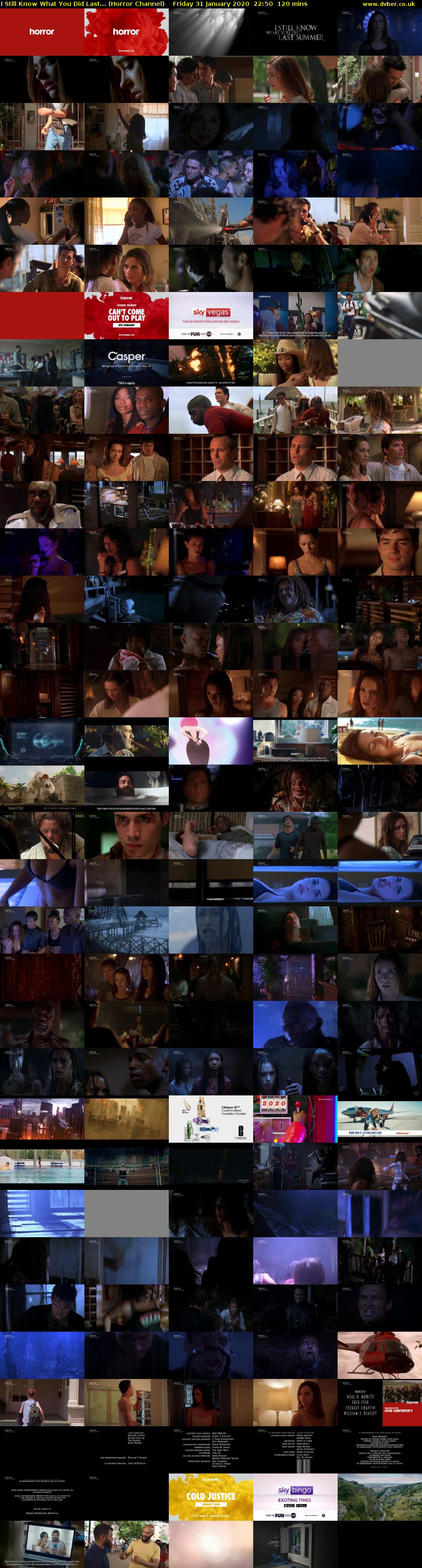 I Still Know What You Did Last... (Horror Channel) Friday 31 January 2020 22:50 - 00:50