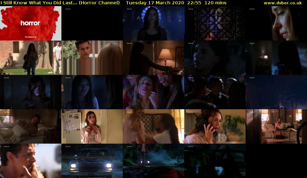 I Still Know What You Did Last... (Horror Channel) Tuesday 17 March 2020 22:55 - 00:55