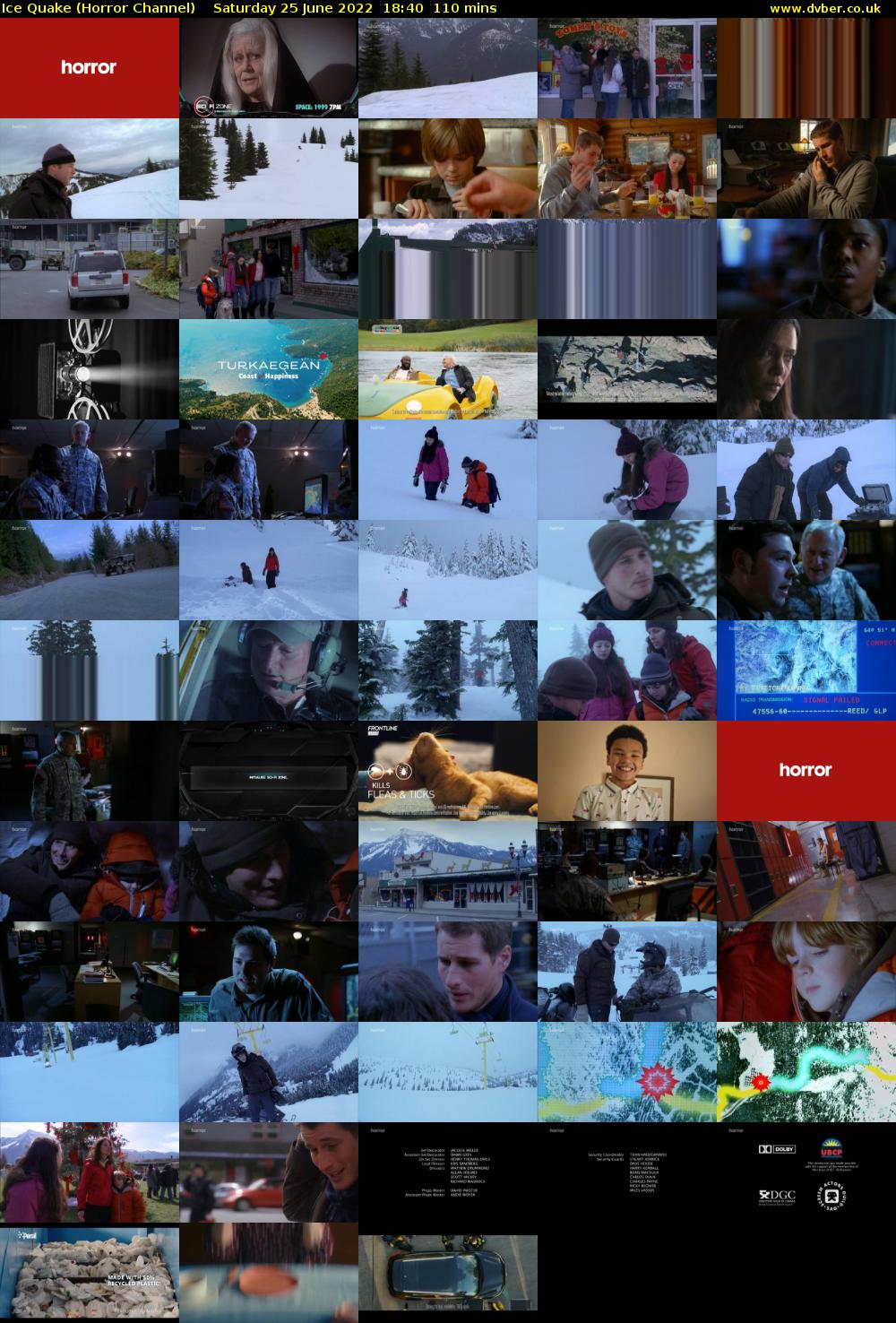 Ice Quake (Horror Channel) Saturday 25 June 2022 18:40 - 20:30