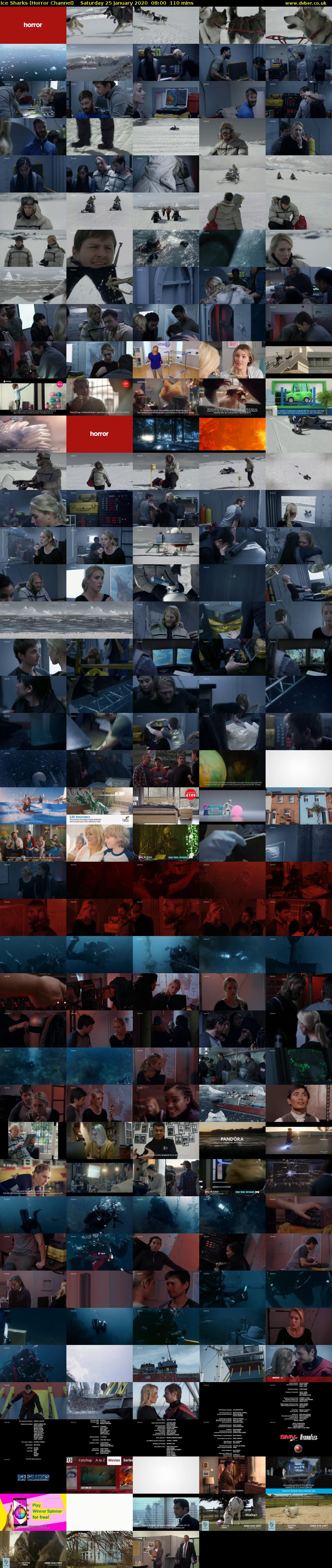Ice Sharks (Horror Channel) Saturday 25 January 2020 08:00 - 09:50