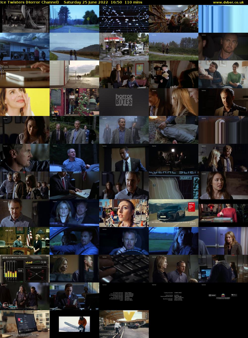 Ice Twisters (Horror Channel) Saturday 25 June 2022 16:50 - 18:40