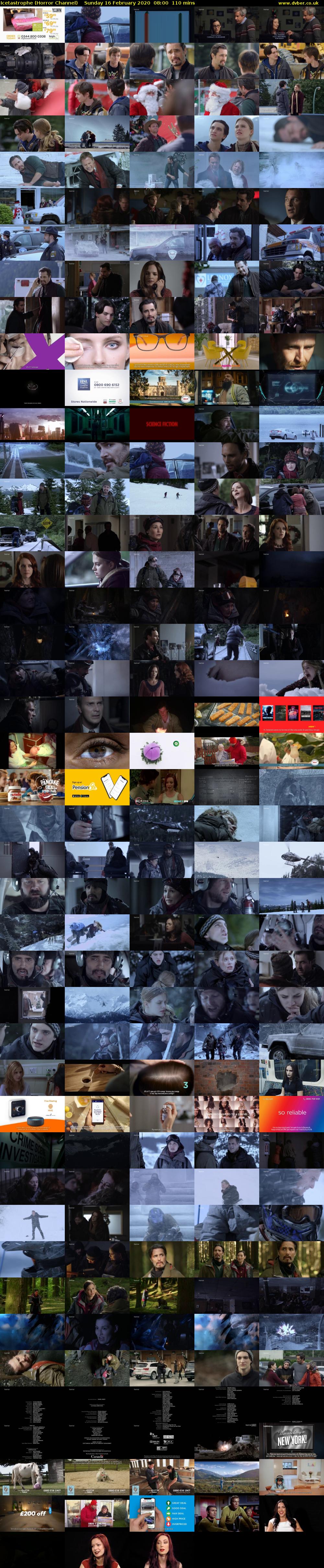 Icetastrophe (Horror Channel) Sunday 16 February 2020 08:00 - 09:50