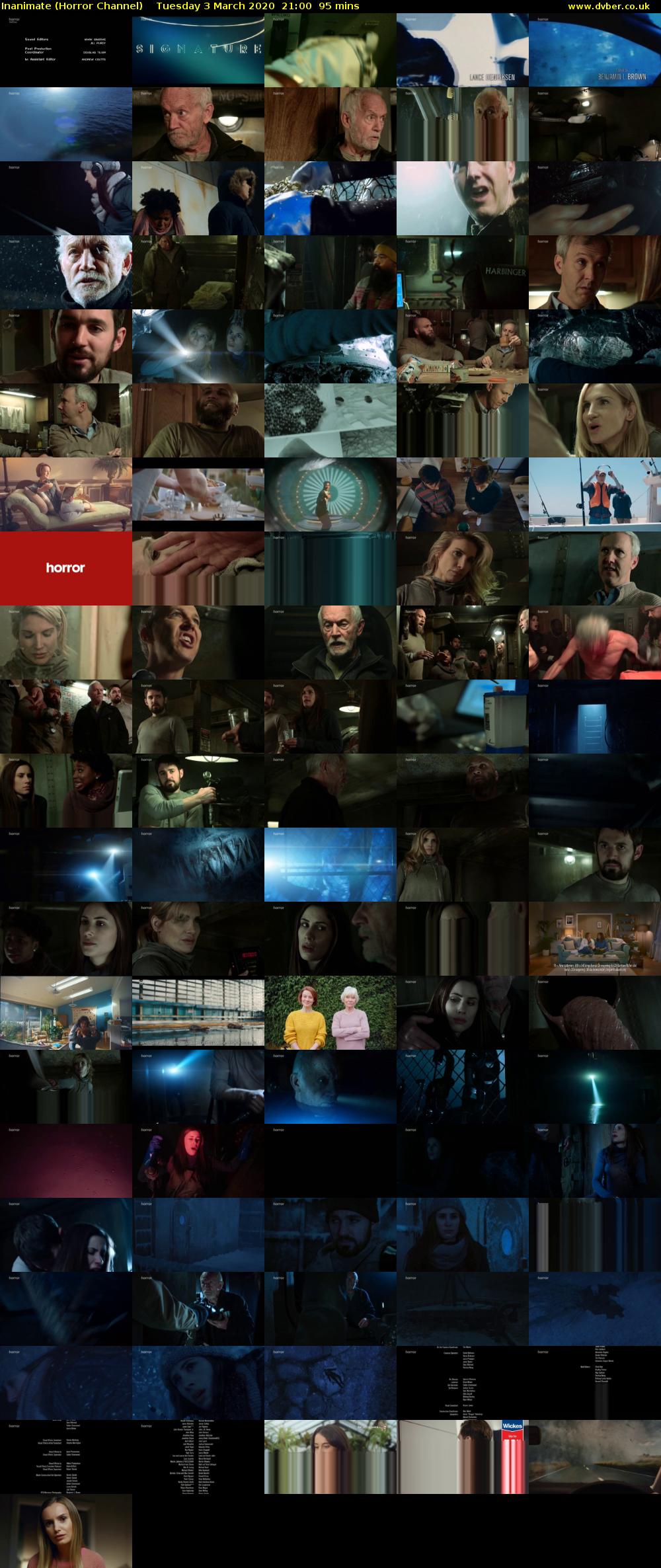 Inanimate (Horror Channel) Tuesday 3 March 2020 21:00 - 22:35