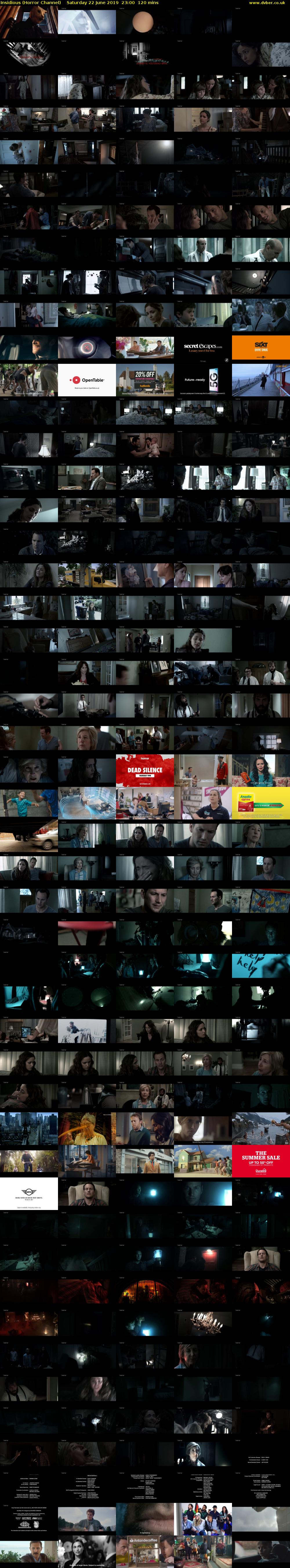 Insidious (Horror Channel) Saturday 22 June 2019 23:00 - 01:00