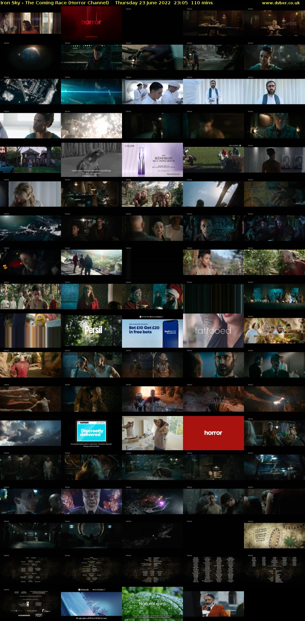 Iron Sky - The Coming Race (Horror Channel) Thursday 23 June 2022 23:05 - 00:55