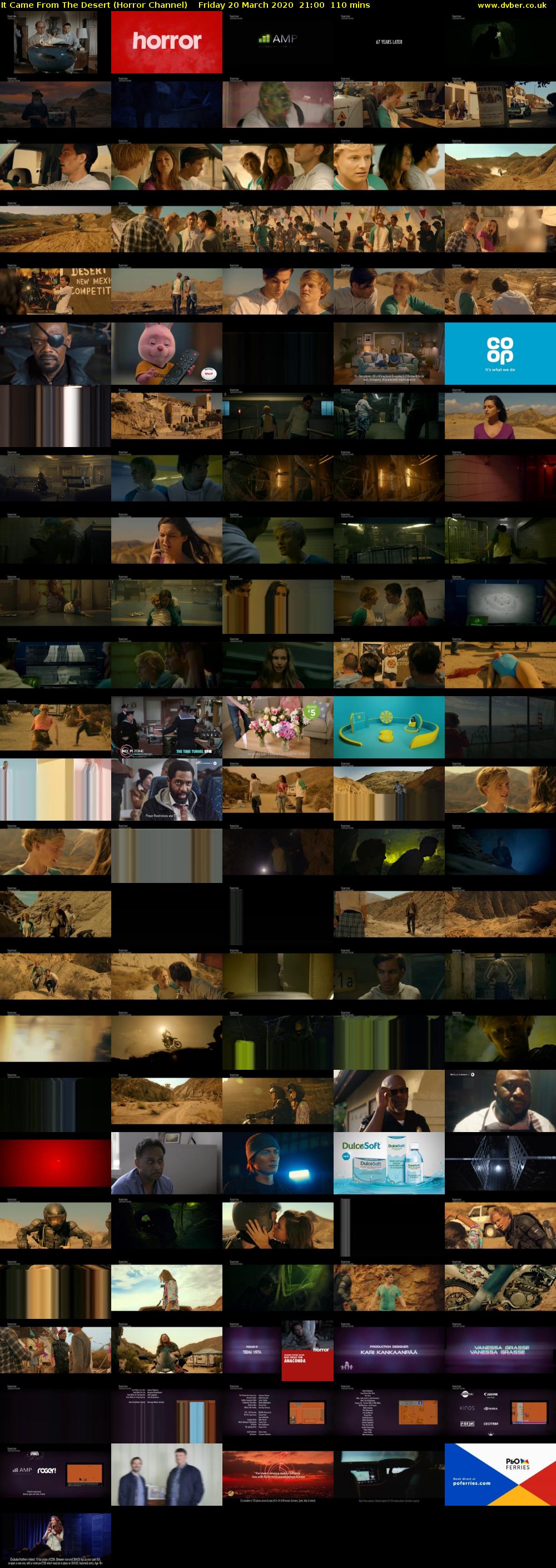 It Came From The Desert (Horror Channel) Friday 20 March 2020 21:00 - 22:50