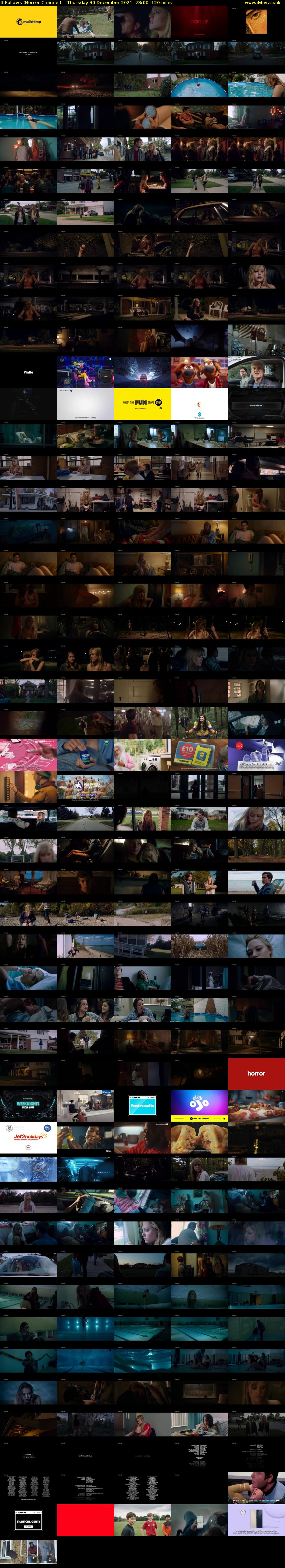 It Follows (Horror Channel) Thursday 30 December 2021 23:00 - 01:00