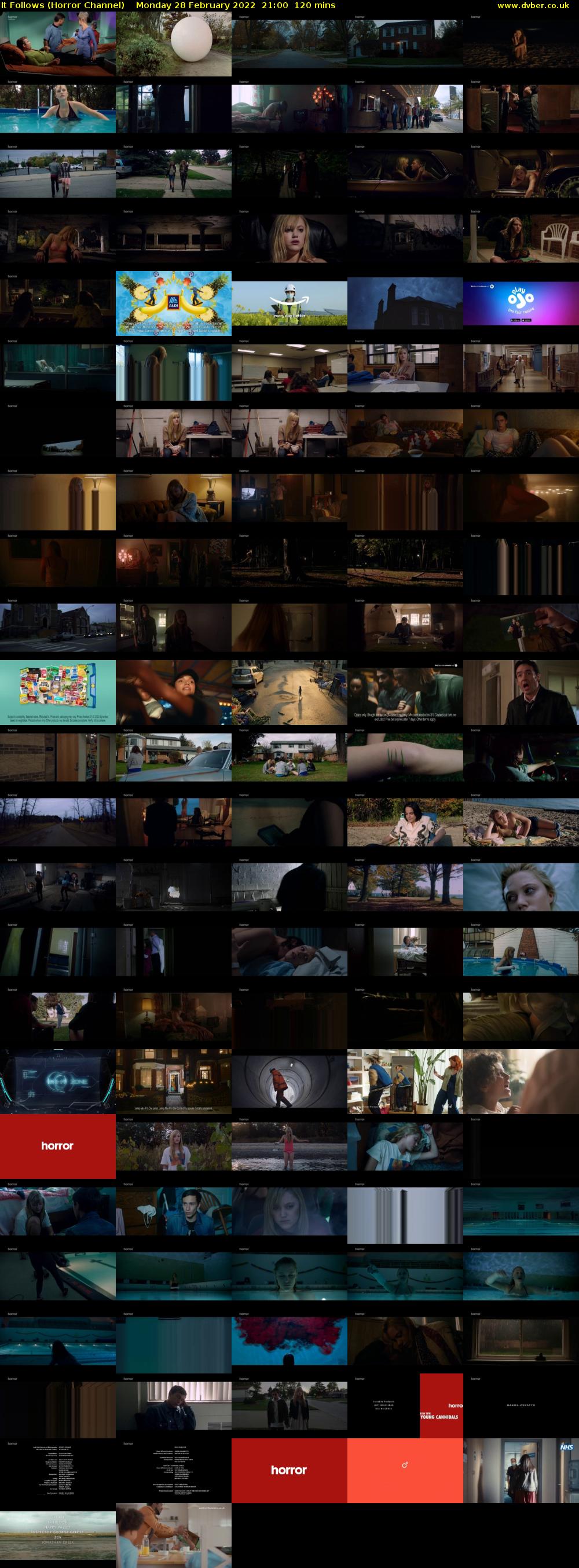 It Follows (Horror Channel) Monday 28 February 2022 21:00 - 23:00