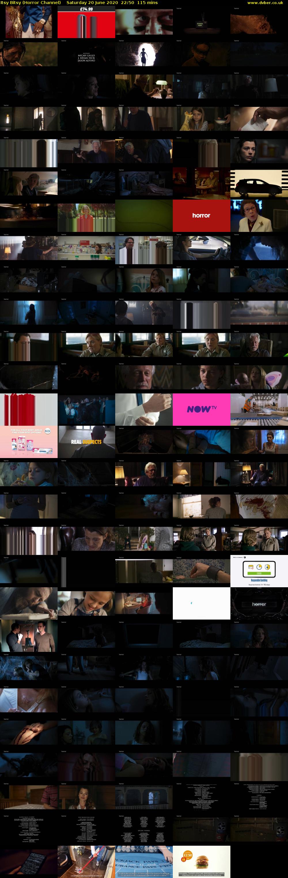 Itsy Bitsy (Horror Channel) Saturday 20 June 2020 22:50 - 00:45
