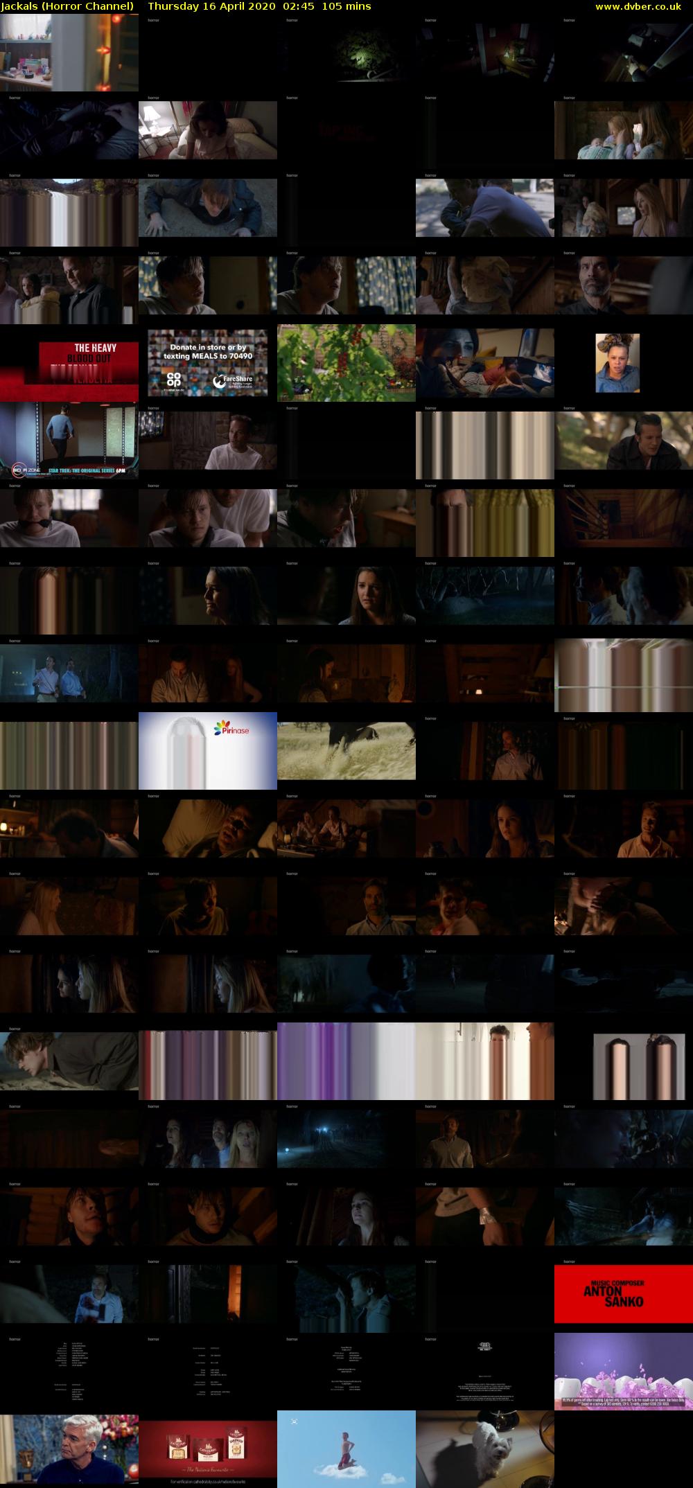 Jackals (Horror Channel) Thursday 16 April 2020 02:45 - 04:30